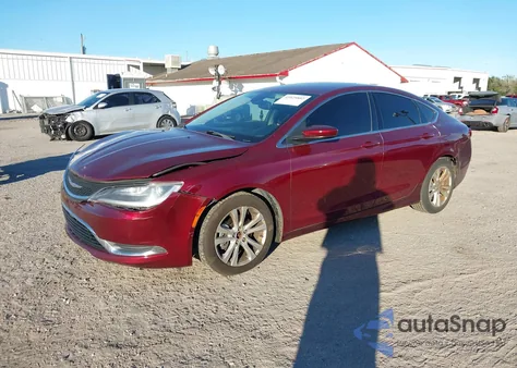 2015 Chrysler 200 Limited z USA, uszkodzony, nr VIN 1C3CCCAB1FN552631
